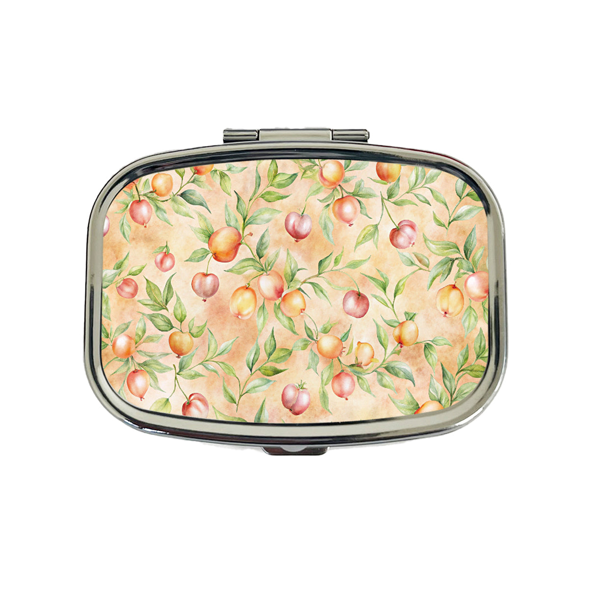 Peaches Beautiful Background Travel Pill Box Case