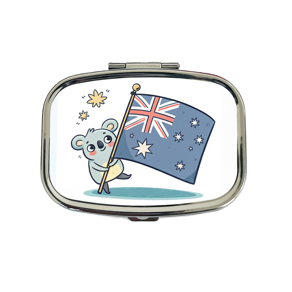 Kawaii Australian Flag Travel Pill Box Case
