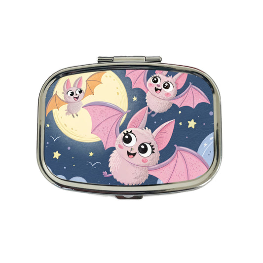 Kawaii Bats Travel Pill Box Case