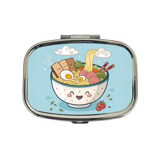 Kawaii Ramen Noodles Travel Pill Box Case