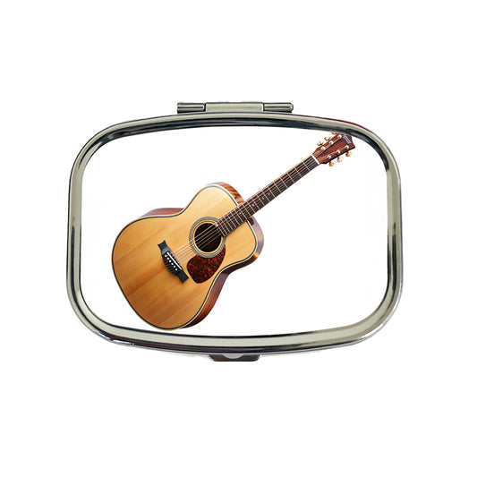 Acoustic Guitar Music Musical Instrument Musician Travel Pill Box Case