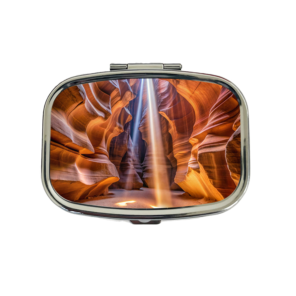 Antelope Slot Canyon Light Beams Utah Nevada Travel Pill Box Case