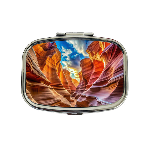 Antelope Slot Canyon Utah Nevada Travel Pill Box Case