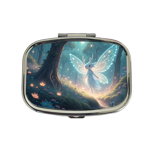 Forest Spirit Japanese Anime Style Fantasy Travel Pill Box Case
