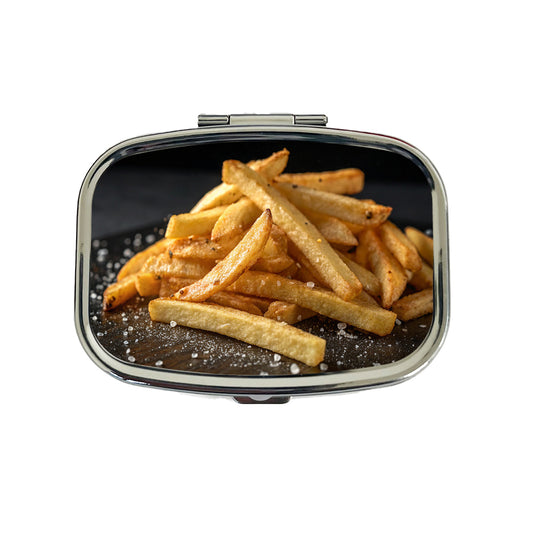 French Fries Travel Pill Box Case