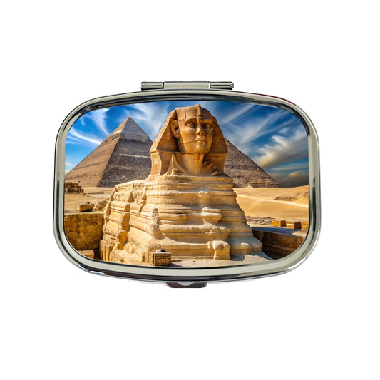 Great Sphinx Of Giza Pyramids Egypt Travel Pill Box Case