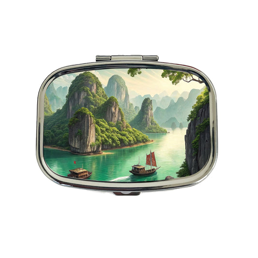 Ha Long Bay Vietnam Travel Pill Box Case