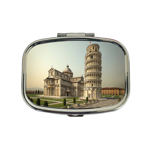 Leaning Tower Of Pisa Italy Travel Pill Box Case
