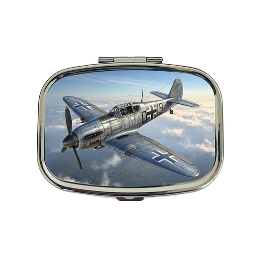 Messerschmitt Bf 109 WWII German Fighter Plane Travel Pill Box Case