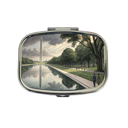 National Mall Reflecting Pool In Washington DC Travel Pill Box Case