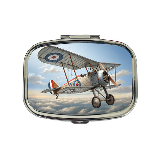 Nieuport 17 WWI French Fighter Plane Travel Pill Box Case