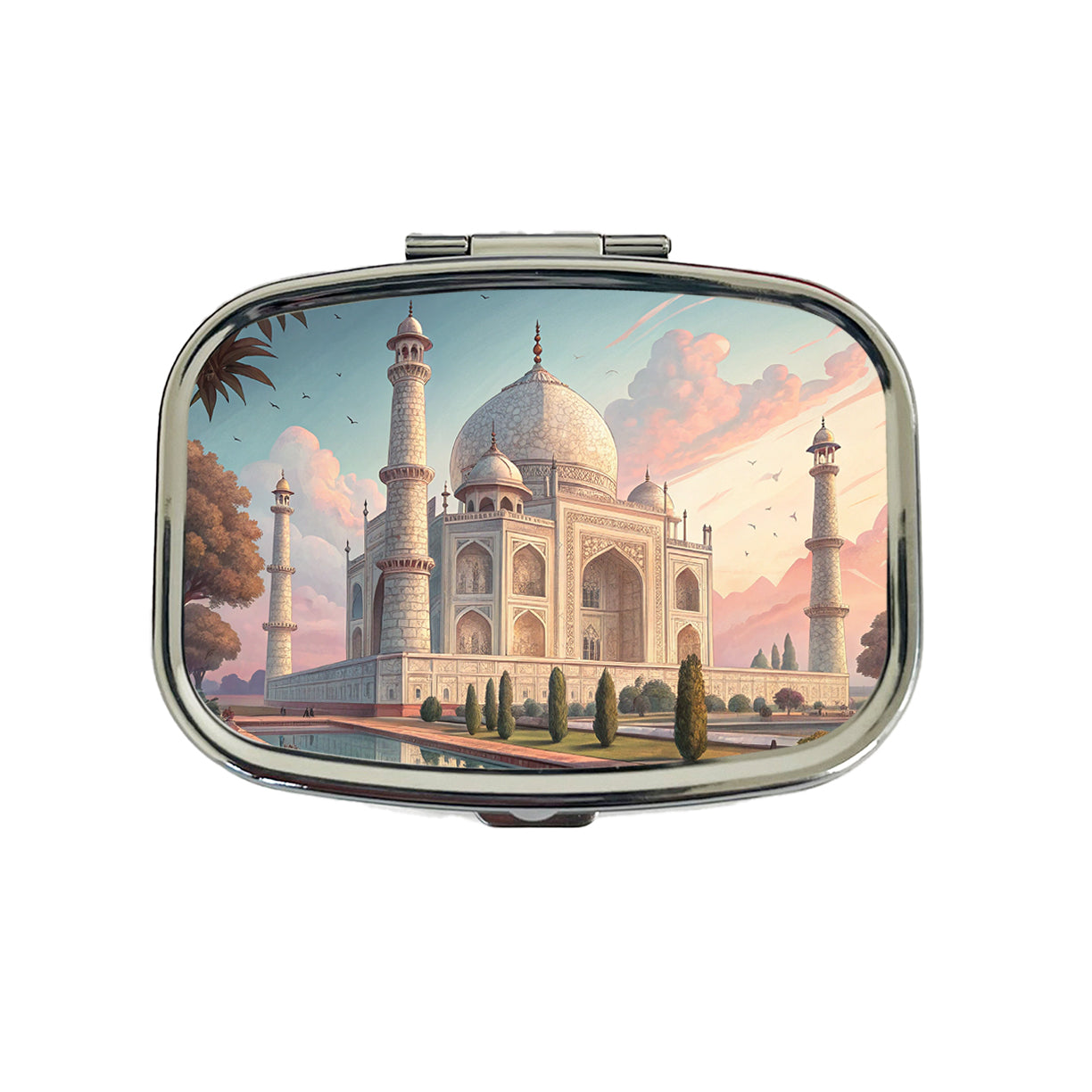 Taj Mahal India Travel Pill Box Case