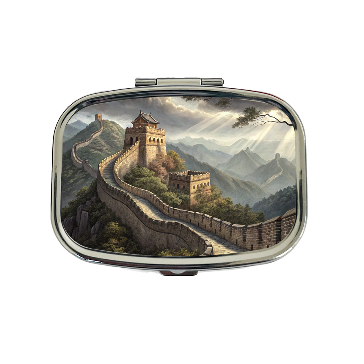 The Great Wall Of China Travel Pill Box Case