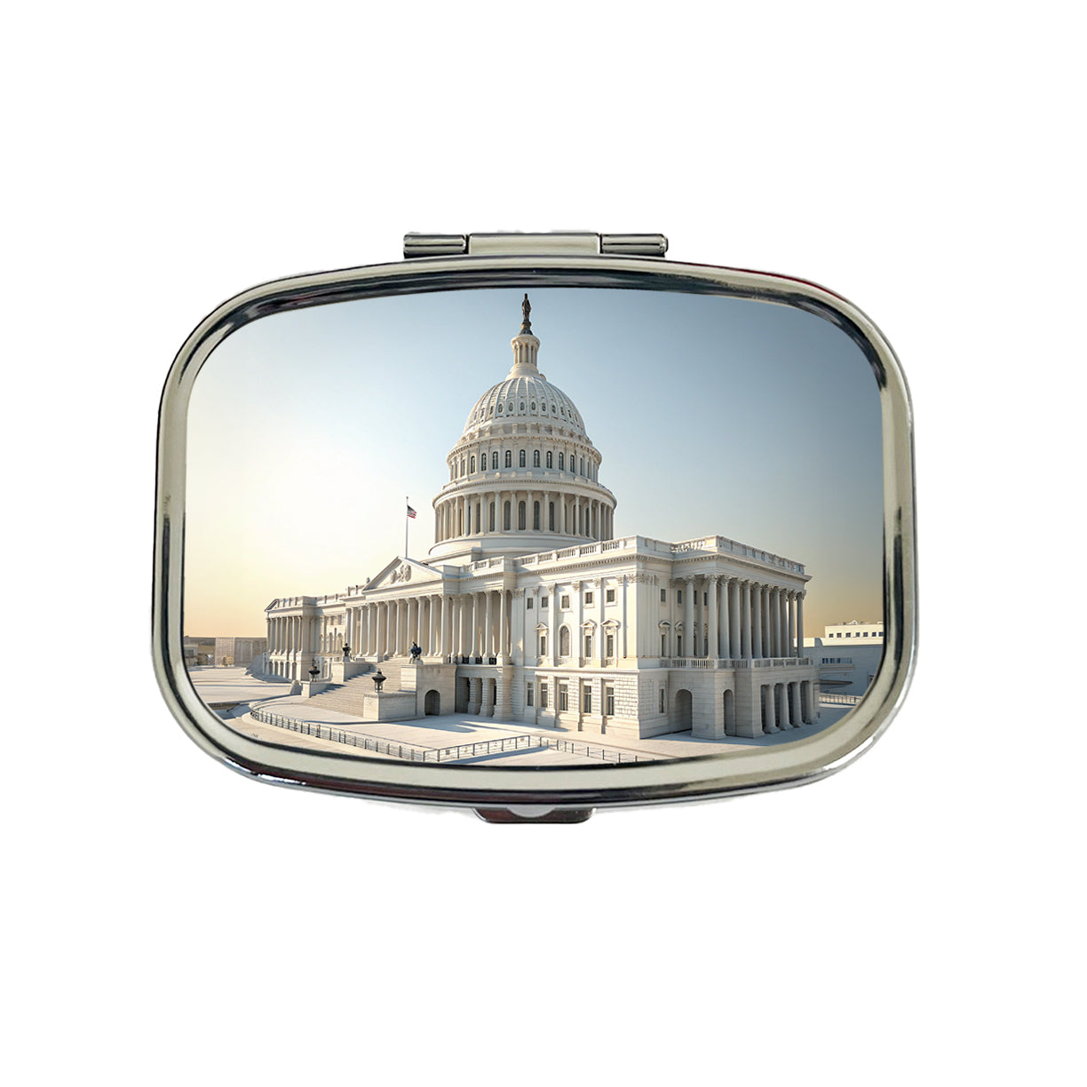 US Capitol Building Washington DC Travel Pill Box Case