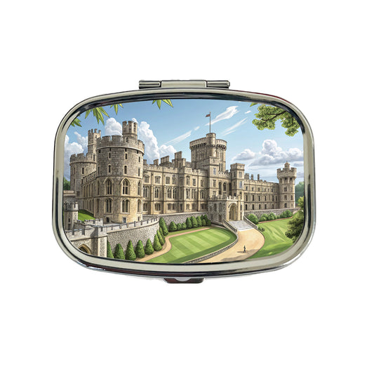 Windsor Castle England Great Britain Travel Pill Box Case