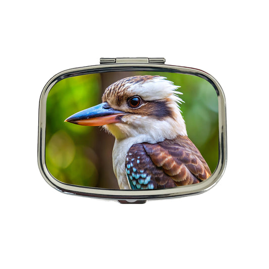 Australian Kookaburra Bird Travel Pill Box Case