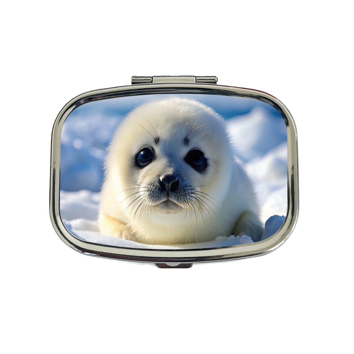Baby Harp Seal Travel Pill Box Case