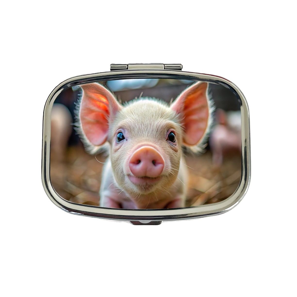 Baby Pig Face Travel Pill Box Case