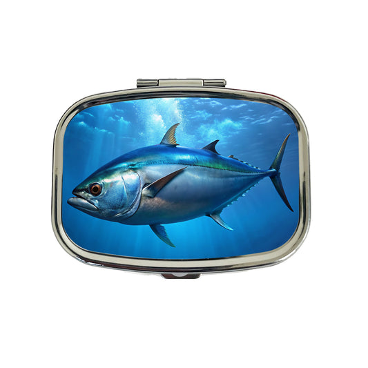 Bluefin Tuna Fish Travel Pill Box Case