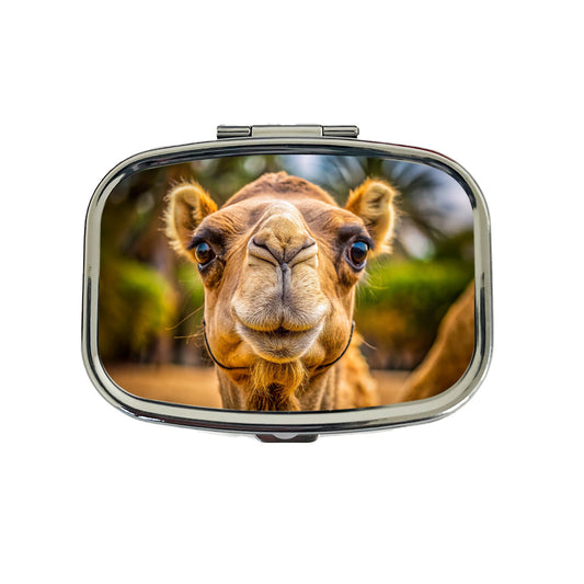 Camel Face Travel Pill Box Case