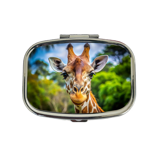 Giraffe Face Travel Pill Box Case