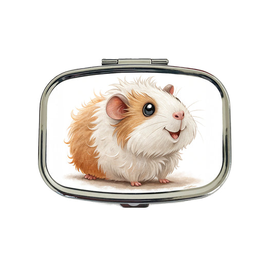 Guinea Pig Children's Illustration Style Travel Pill Box Case