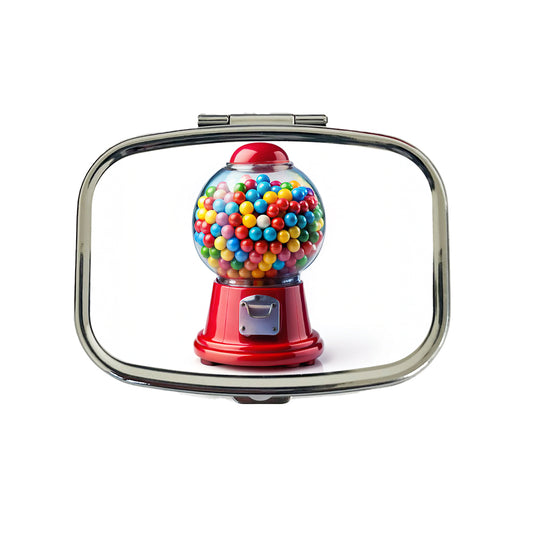 Gumball Machine Travel Pill Box Case