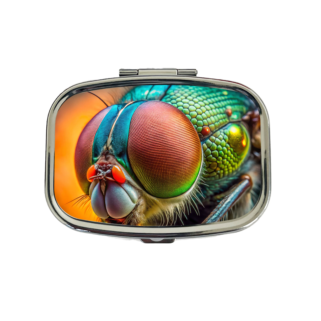 Housefly Fly Eyes Close-up Travel Pill Box Case