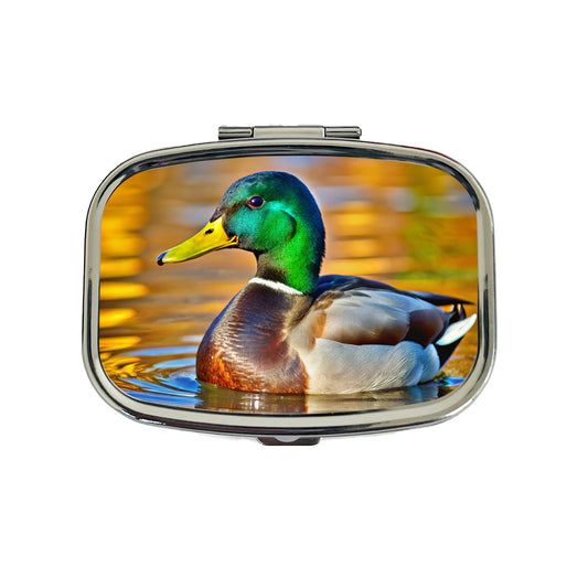 Mallard Duck Travel Pill Box Case
