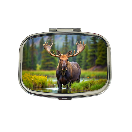 Moose Travel Pill Box Case