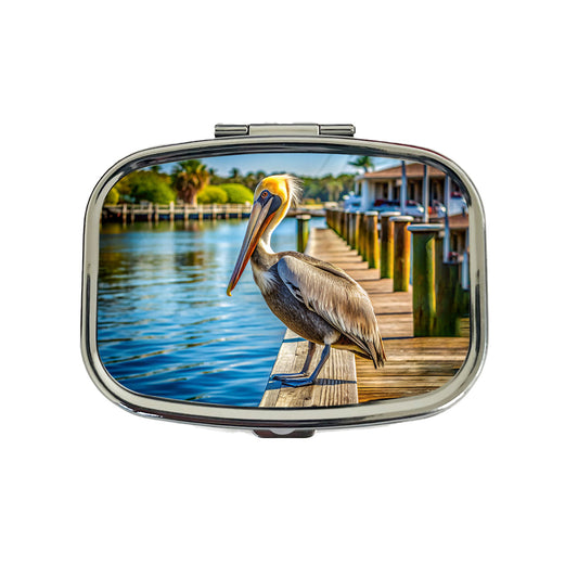 Pelican On Dock Travel Pill Box Case