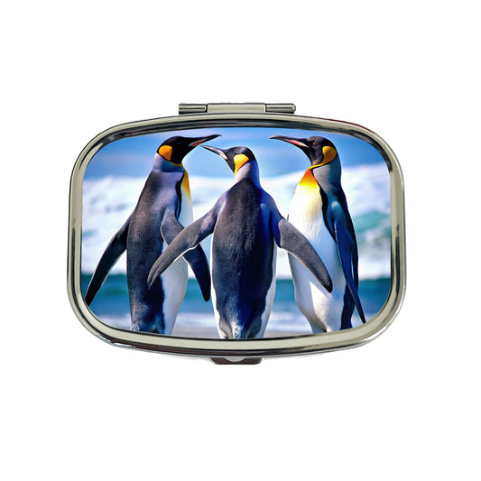 Penguins Travel Pill Box Case