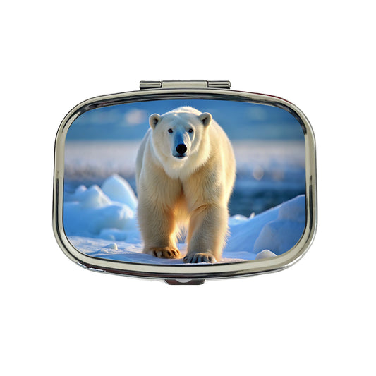Polar Bear Travel Pill Box Case