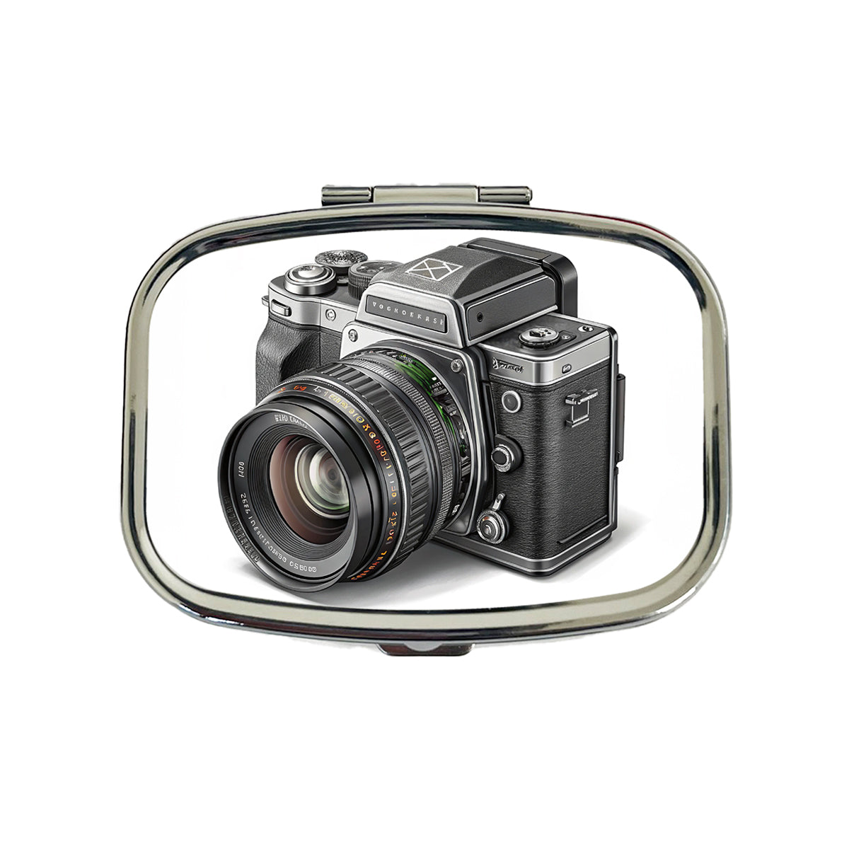 Retro Medium Format Photography Camera Travel Pill Box Case