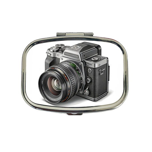 Retro Medium Format Photography Camera Travel Pill Box Case