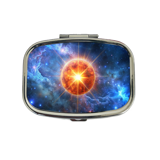 Star Going Nova Sci-fi Galaxy Space Travel Pill Box Case