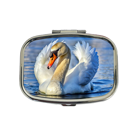 Swan Travel Pill Box Case
