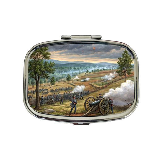The Civil War Gettysburg Travel Pill Box Case