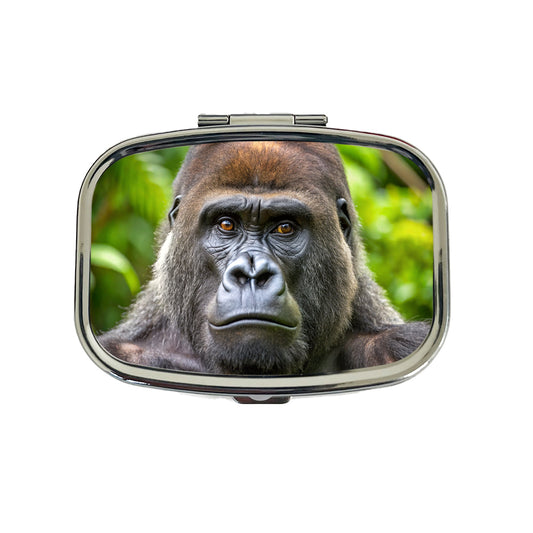 Western Gorilla Ape Travel Pill Box Case