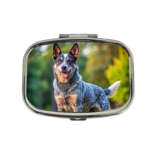 Australian Cattle Dog Photo Travel Pill Box Case