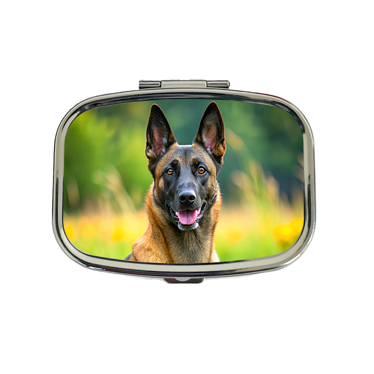 Belgian Malinois Dog Photo Travel Pill Box Case
