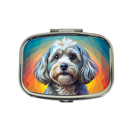 Havanese Dog Pop Art Travel Pill Box Case