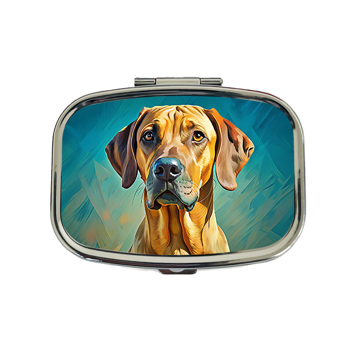 Rhodesian Ridgeback Dog Pop Art Travel Pill Box Case