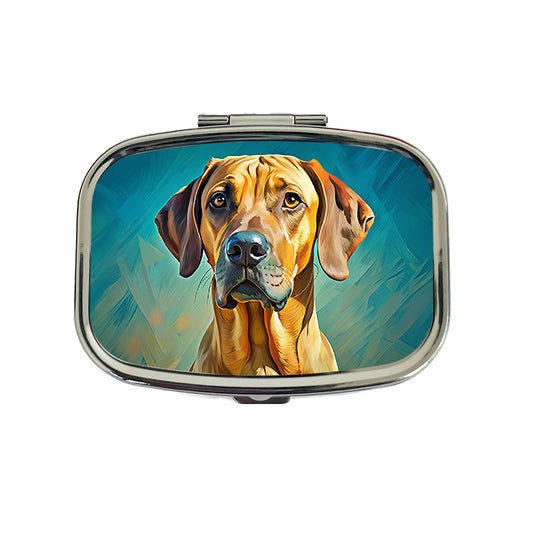 Rhodesian Ridgeback Dog Pop Art Travel Pill Box Case
