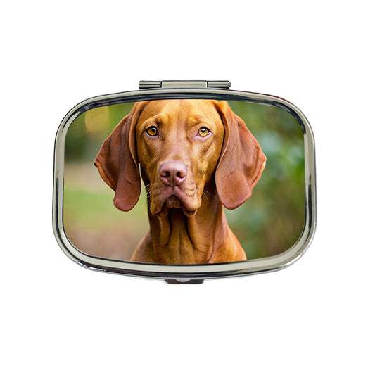 Vizsla Dog Photo Travel Pill Box Case