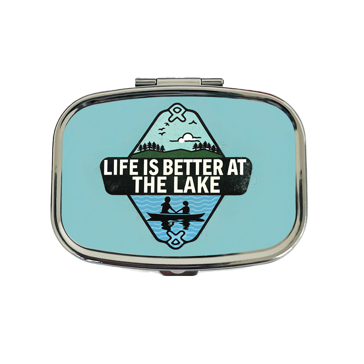 Life Is Better At The Lake Travel Pill Box Case
