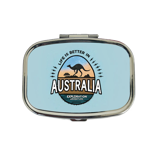 Life Is Better In Australia Travel Pill Box Case
