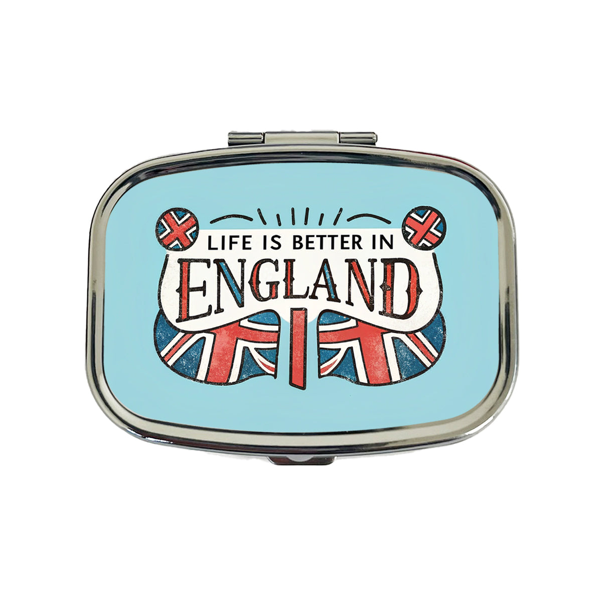 Life Is Better In England Travel Pill Box Case