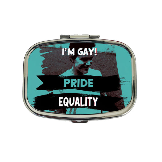 I'm Gay Pride Equality Travel Pill Box Case