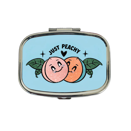 Just Peachy Adorable Travel Pill Box Case